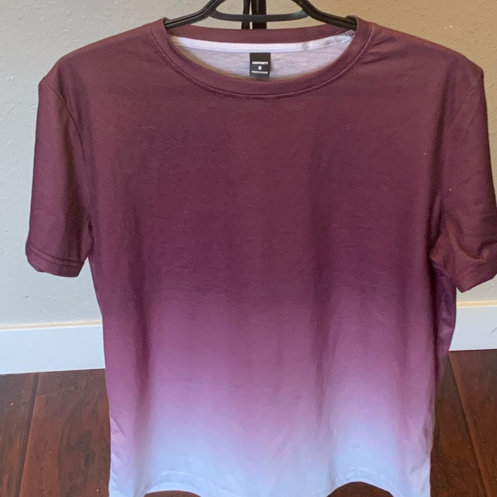 Maroon and White T-Shirt